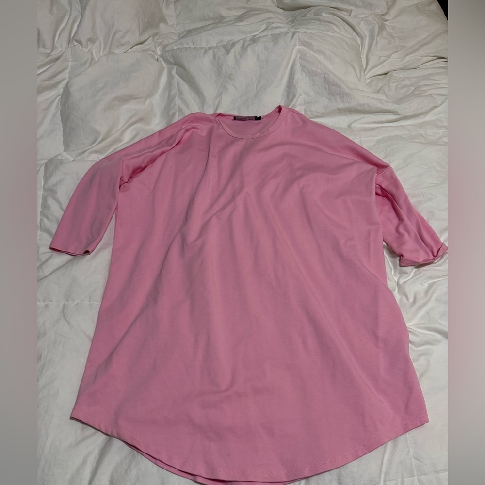 Tuckernuck Pomander Place Pink Long Sleeve Dress Size M/L